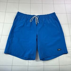 Duluth Trading Co Shorts Mens XL Blue AKHG Lost Lake 10" Swim Lined Athletic